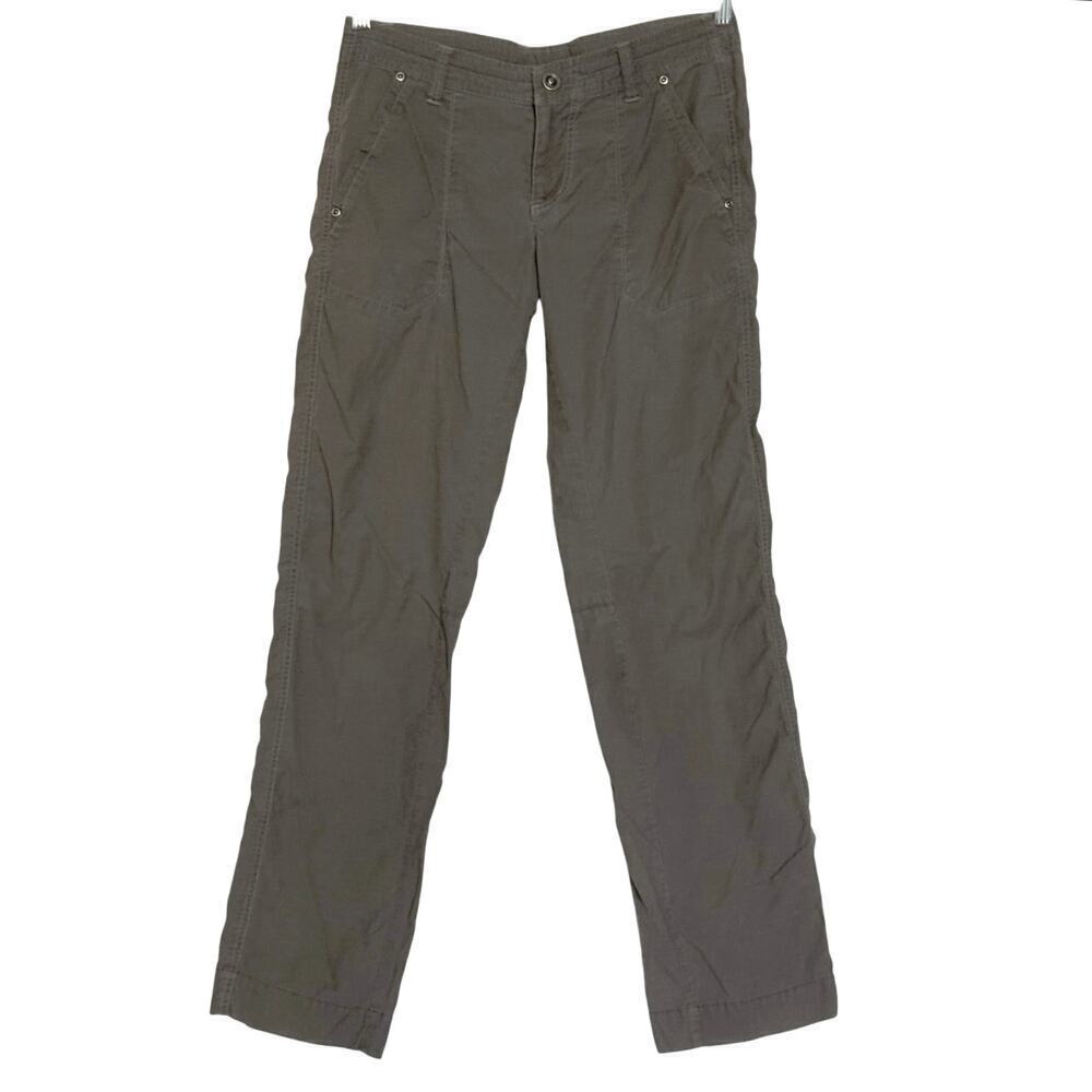 Kuhl Pants Gray Outdoor Hiking Lightweight Casual Workwear Pants Wms 6 Reg